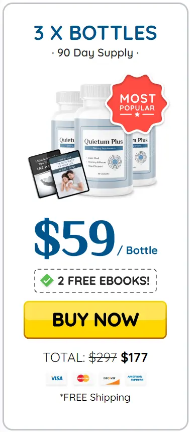 Quietum Plus 3 bottle